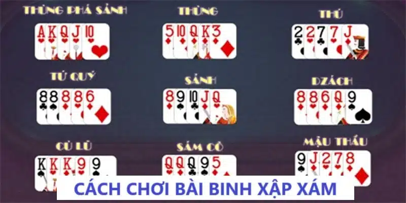 Khái quát sơ bộ về cách chơi bài binh xập xám online Xin88